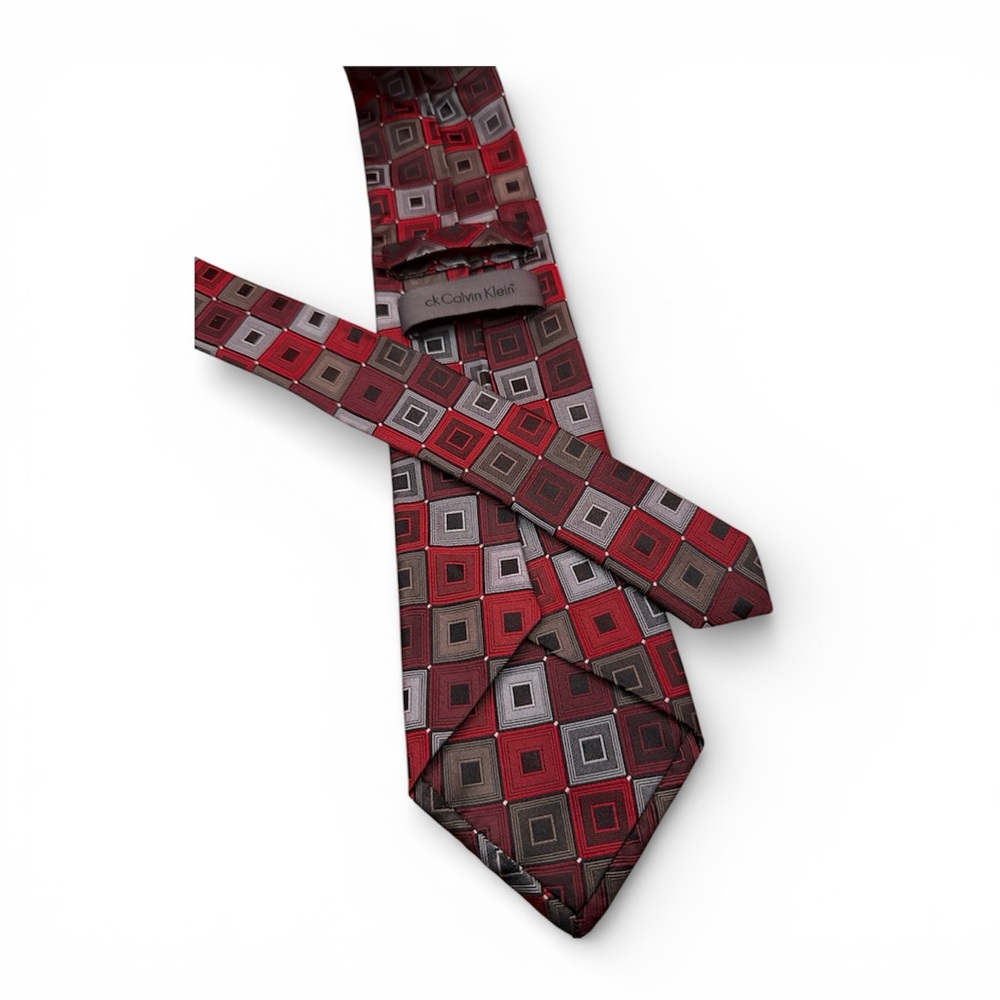 Calvin Klein Multicolor Geometric Tie